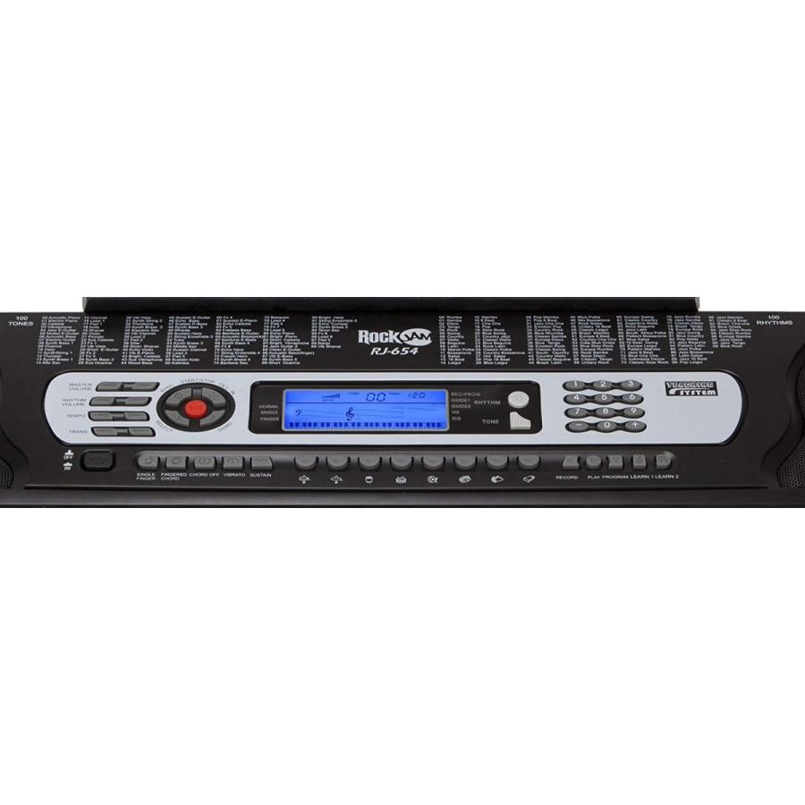 RockJam 54鍵 電子キーボード RJ654-MC 電源アダプター、譜面台、練習用オンラインアプリ付属｜raspberryrose｜04