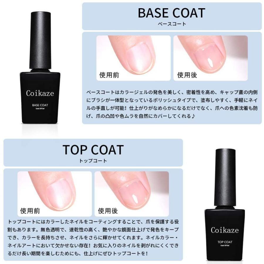 ジェルネイル ベースコート トップコートセット Uv トップ 15ml Led対応 初回限定 ベース