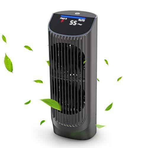 Amzkey 車載空気清浄機 車用 空気清浄器 小型 Pm2 5をリアルタイムで監視 ホコリ タバコの煙 ペットの臭い Pm2 5を分解 低 買物