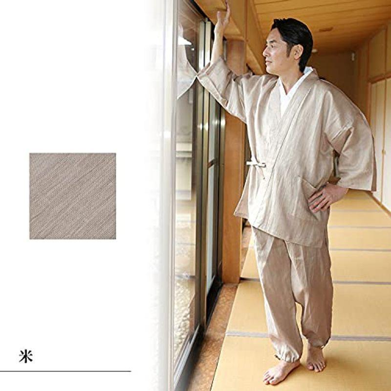 【日本未発売】 作務衣の専門館日本製遠州本麻作務衣 夏服 春服 通年用 和服 和装 男性用 メンズ 大人用 (M， 灰) 【BCD7133845666】(25700円)