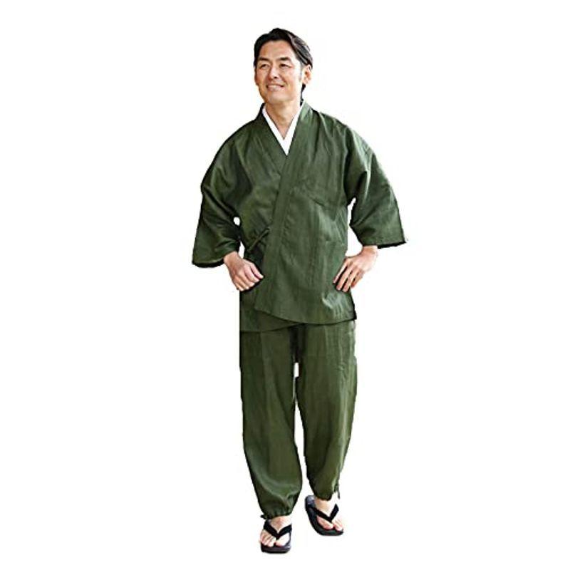 【日本未発売】 作務衣の専門館日本製遠州本麻作務衣 夏服 春服 通年用 和服 和装 男性用 メンズ 大人用 (M， 灰) 【BCD7133845666】(25700円)