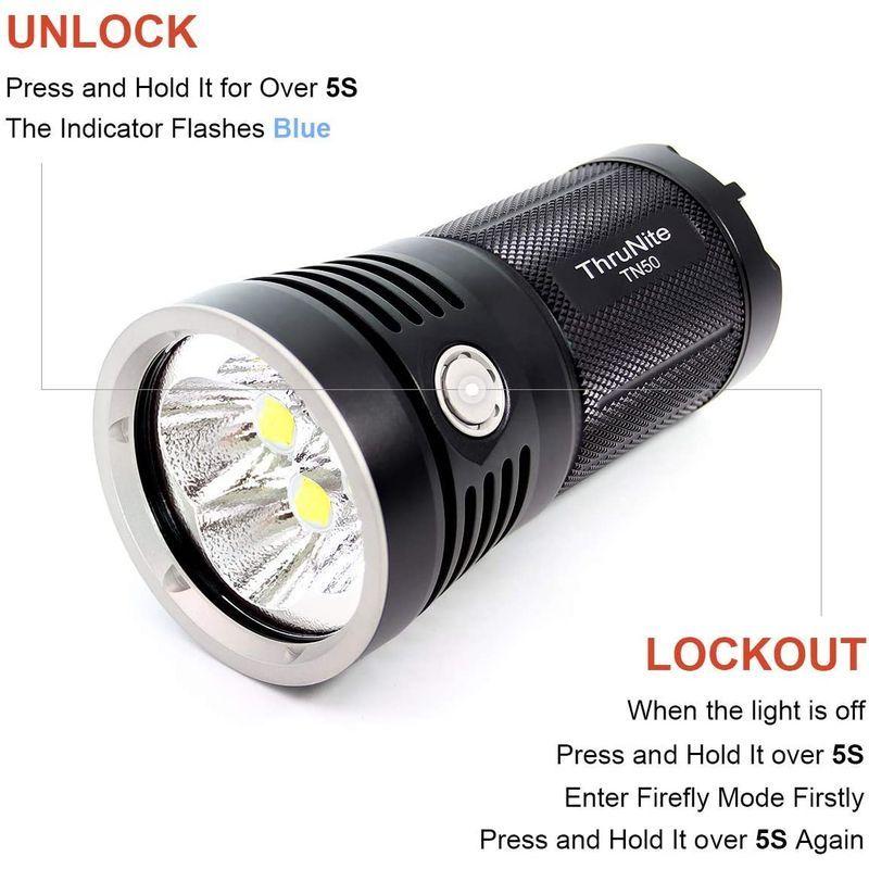 ThruNite TN50 懐中電灯 LEDハンディライト スーパーブライト 充電式フラッシュライト CREE XHP70.2 LED*4 ThruNite TN50 懐中電灯 LEDハンディライト スーパーブライト 充電式フラッシュライト CREE XHP70 LED*4