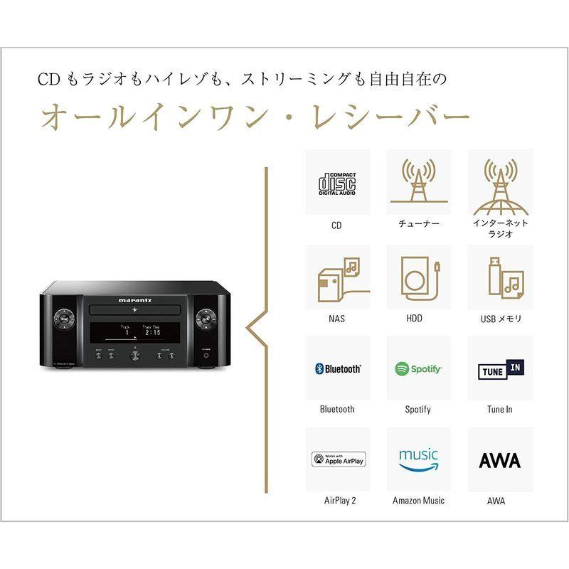 本日価格！！ マランツ Marantz M-CR612 CDレシーバー Bluetooth・Airplay2 ワイドFM対応/ハイレゾ音源対応 ブラック 【AAA8983922198】(32365円)