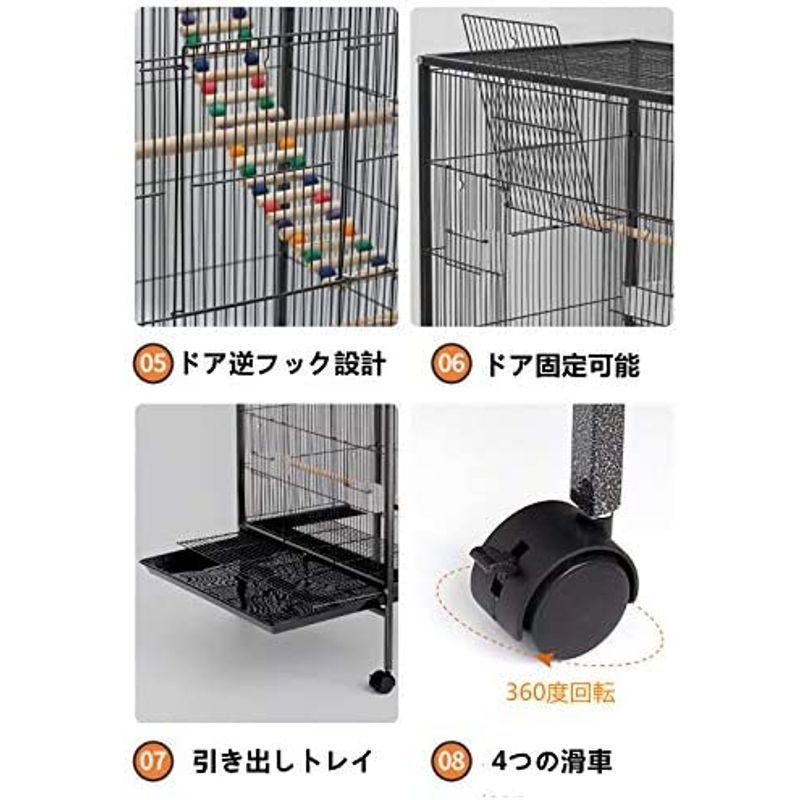 Aeon hum 鳥ケージ 鳥かご バードゲージ 大型 豪華ケージ 大きい 複数飼い インコ オウムケージ オカメ セキセイ ボタン 文鳥 Aeon hum 鳥ケージ 鳥かご バードゲージ 大型 豪華ケージ 大きい 複数飼い インコ オウムケージ オカメ セキセイ ボタン 文鳥