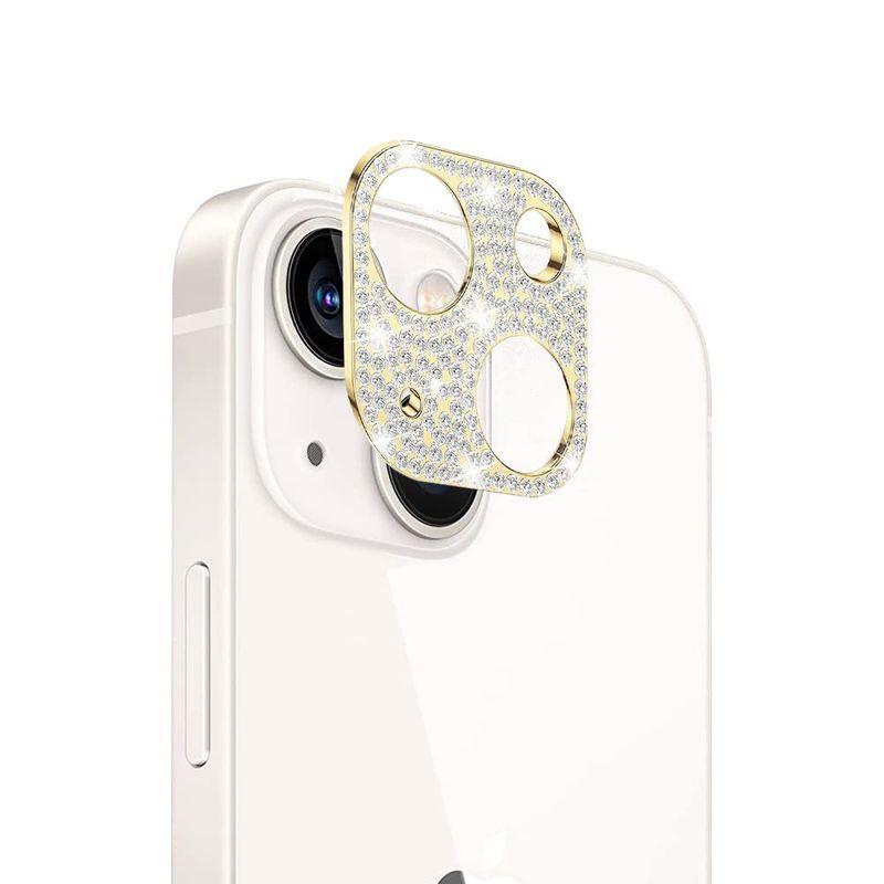 iPhone13 13mini　カメラ保護　レンズ保護カバー　ローズ　ゴールド