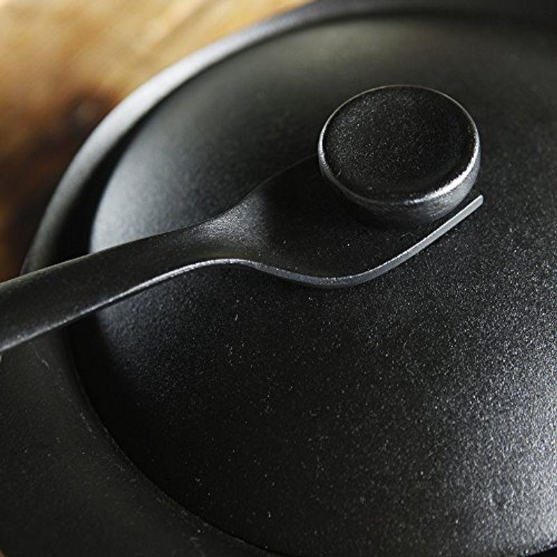 日本限定柳宗理 日本製 南部鉄器 22cm IH対応 鉄鍋 深型 鉄蓋ハンドル