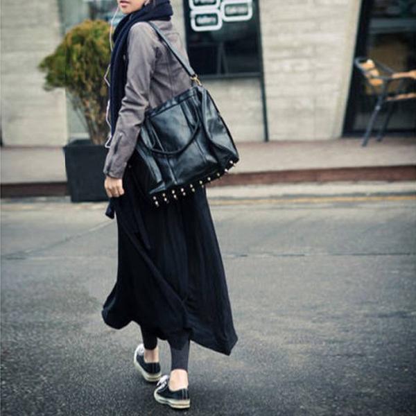 ロング スカート レディース 秋 冬 黒 赤 おしゃれ かわいい 30代 40代 50代 大きいサイズ フレア マキシ Aライン [郵1]^b177^ | uricca | 15