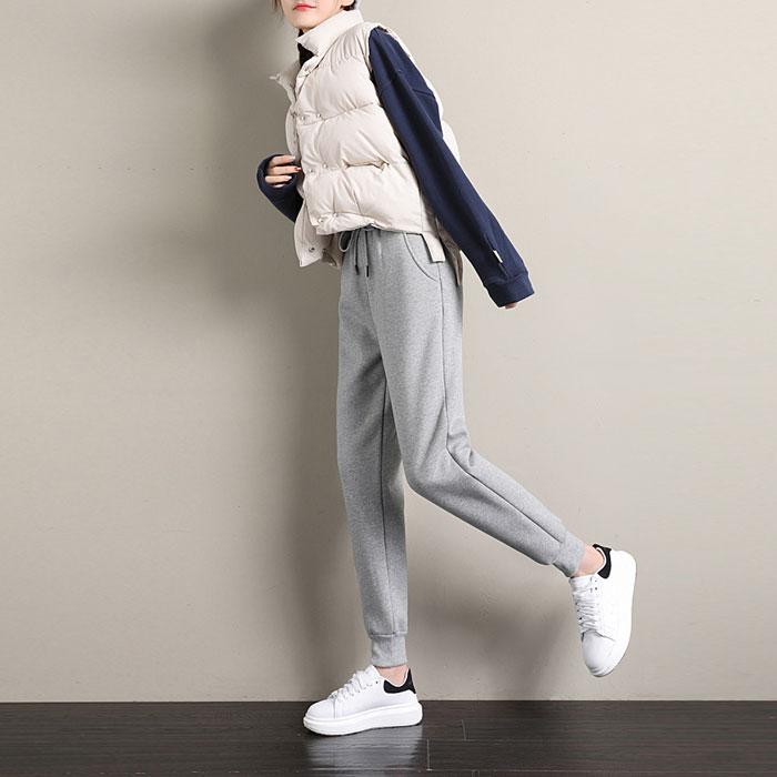 パンツ ロング レディース 裏起毛 黒 秋 冬 おしゃれ かわいい 30代 40代 スウェット ルームウェア 大きいサイズ 極暖 ボア ^b193^ | uricca | 21