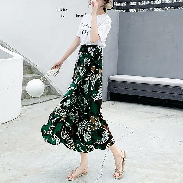 スカート 春夏 レディース ロング 白 黒 ミモレ丈 花柄 フレア 白 赤 マキシ 巻きスカート 2way ゆうパケット送料無料 郵2 B247 B247 Uricca ウリッカ By Raspberry 通販 Yahoo ショッピング