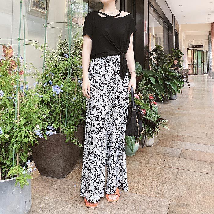 パンツ ボトムス ワイドパンツ ロング ペイズリー柄 ボタニカル柄 花柄 レトロ レディース ゆうパケット送料無料 郵2 B278 B278 Uricca ウリッカ By Raspberry 通販 Yahoo ショッピング