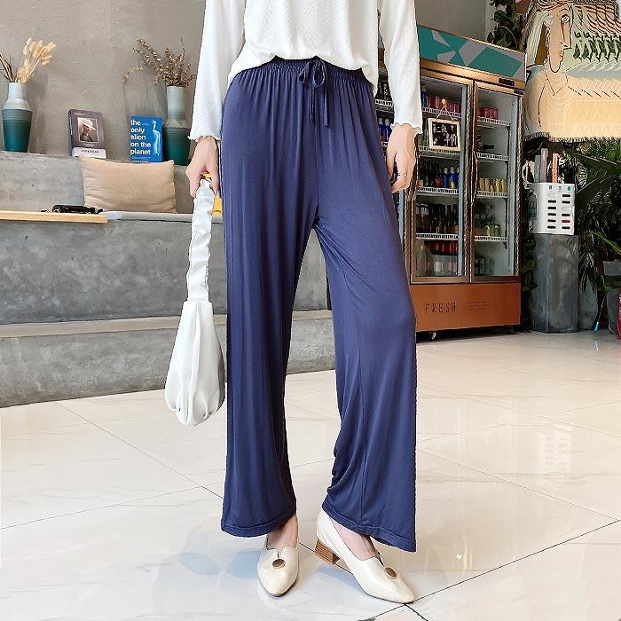 パンツ ワイドパンツ レディース 夏 黒 おしゃれ ボトムス ゆったり 部屋着 体型カバー [郵1]^b285^ | uricca | 11