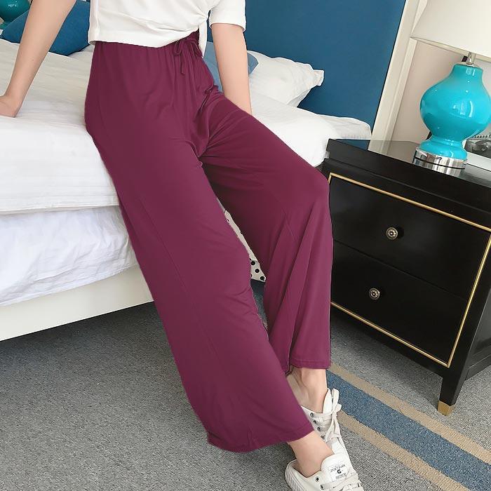 パンツ ワイドパンツ レディース 夏 黒 おしゃれ ボトムス ゆったり 部屋着 体型カバー [郵1]^b285^ | uricca | 14