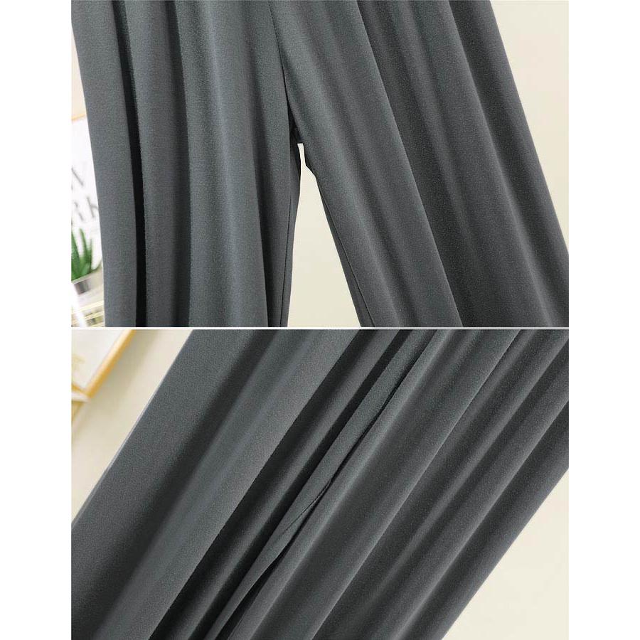 パンツ ワイドパンツ レディース 夏 黒 おしゃれ ボトムス ゆったり 部屋着 体型カバー [郵1]^b285^ | uricca | 02