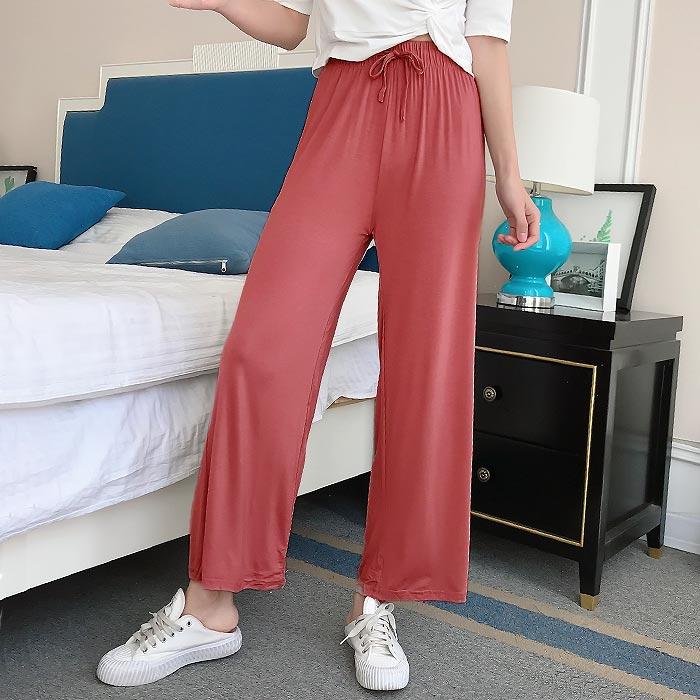 パンツ ワイドパンツ レディース 夏 黒 おしゃれ ボトムス ゆったり 部屋着 体型カバー [郵1]^b285^ | uricca | 07