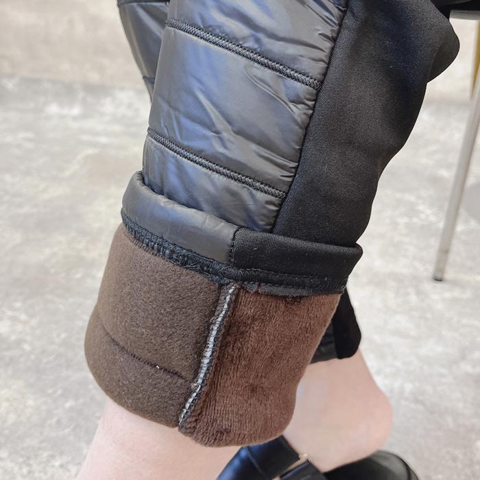 パンツ スキニーパンツ レディース 裏起毛 秋 冬 黒 おしゃれ ロング ダウン風 防寒 保温 軽量 ゴルフ 極暖 [郵3]^b293^ | uricca | 13