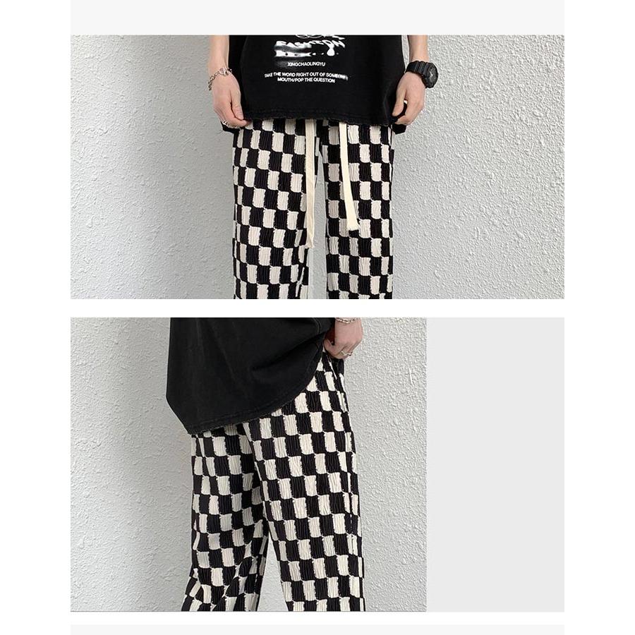 uricca（ウリッカ） パンツ レディース 夏 黒 白 おしゃれ チェック