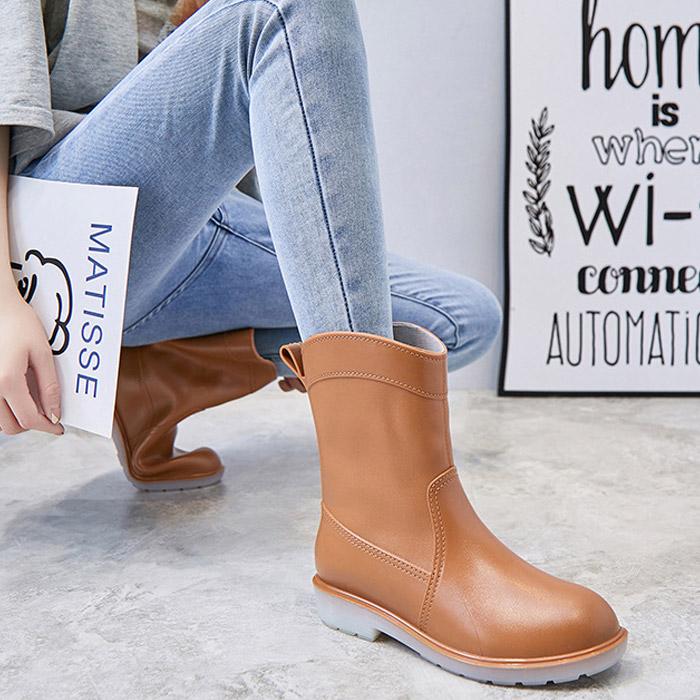 レインブーツ ブーツ レディース レインシューズ 春 夏 秋 冬 黒 おしゃれ ショート 防水 長靴 雨 雨具 通勤 (送料無料) ^bm1070^ | uricca | 15