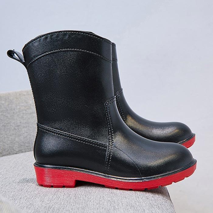 レインブーツ ブーツ レディース レインシューズ 春 夏 秋 冬 黒 おしゃれ ショート 防水 長靴 雨 雨具 通勤 (送料無料) ^bm1070^ | uricca | 19