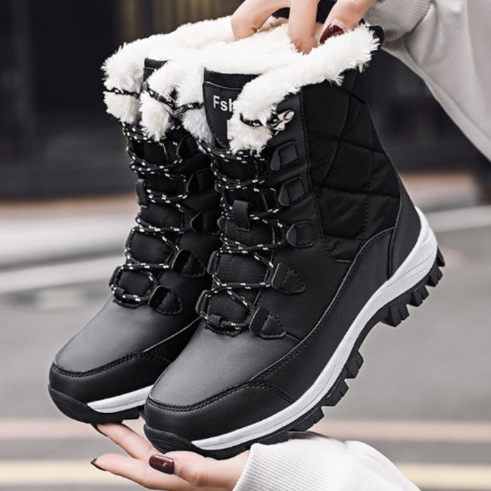 uricca スノーブーツ ブーツ レディース 秋 冬 黒 白 おしゃれ