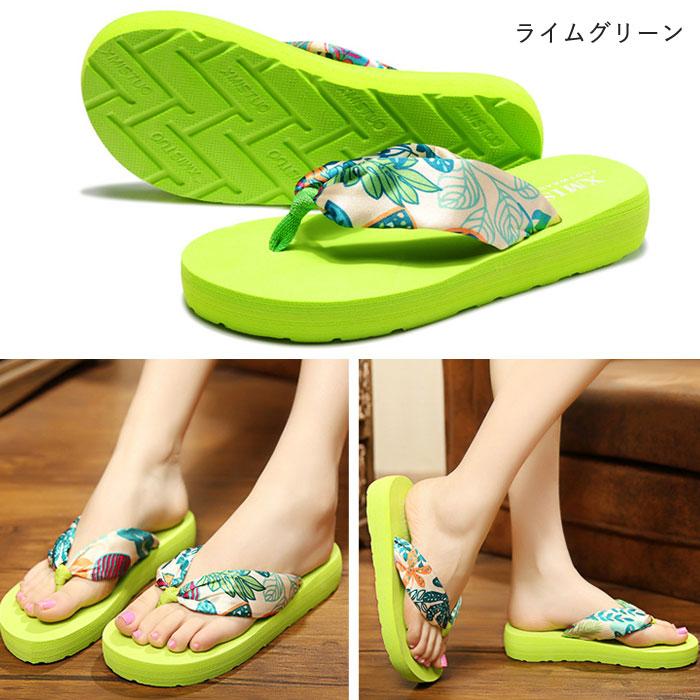 uricca（ウリッカ） サンダル レディース 厚底 ビーチサンダル トング