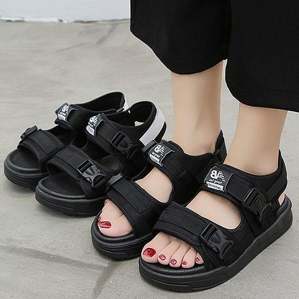 サンダル 黒 24cm uricca サンダル レディース 厚底 シューズ 夏 黒 白 おしゃれ