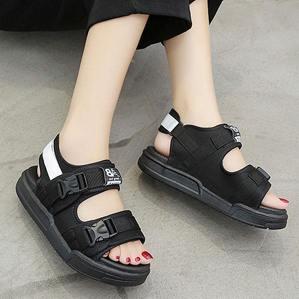 サンダル レディース 厚底 シューズ 夏 黒 白 おしゃれ かわいい 30代 40代 50代 スポーツサンダル スポサン ^bo-591^ | uricca | 15