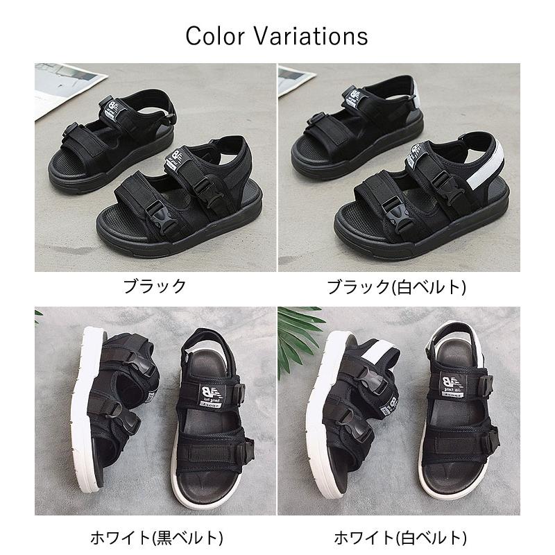 サンダル レディース 厚底 シューズ 夏 黒 白 おしゃれ かわいい 30代 40代 50代 スポーツサンダル スポサン ^bo-591^ | uricca | 07