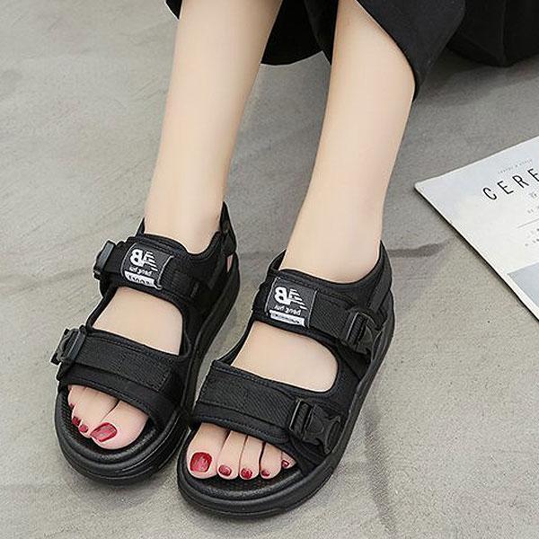 サンダル レディース 厚底 シューズ 夏 黒 白 おしゃれ かわいい 30代 40代 50代 スポーツサンダル スポサン ^bo-591^ | uricca | 12