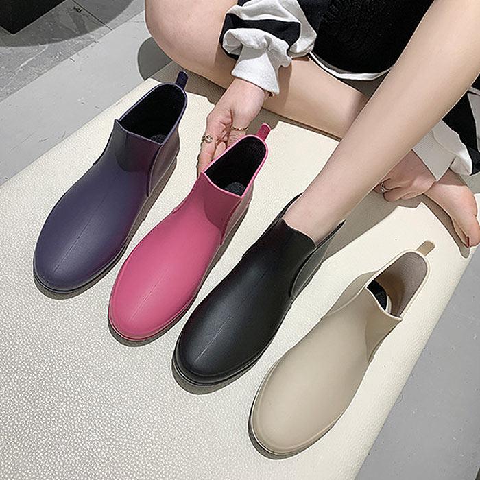 レインブーツ レインシューズ 長靴 レディース 靴 雨 雪 おしゃれ サイドゴア ブーツ ショート 丈 防水 防寒 防滑^bo-701^ | uricca | 20