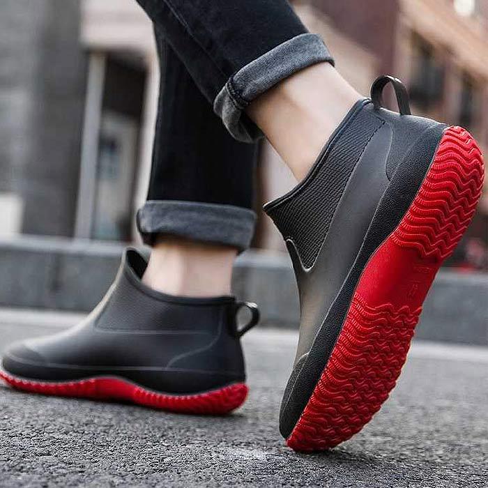 レインシューズ レインブーツ レディース ショート 秋 冬 黒 男女兼用 防水 長靴 おしゃれ かわいい 30代 40代 50代 梅雨 通勤 ^bo-702^ | uricca | 22