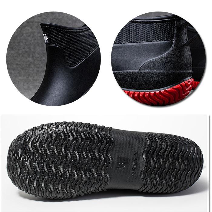 レインシューズ レインブーツ レディース ショート 秋 冬 黒 男女兼用 防水 長靴 おしゃれ かわいい 30代 40代 50代 梅雨 通勤 ^bo-702^ | uricca | 25