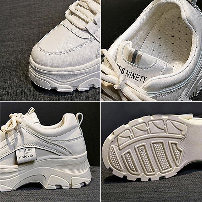 厚底スニーカー ダッドスニーカー ダッドシューズ スニーカー 通学 カジュアル 履きやすい 白 シューズ 送料無料 Bo 727 Bo 727 Uricca ウリッカ By Raspberry 通販 Yahoo ショッピング