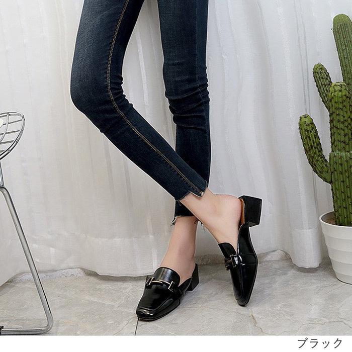 サンダル スクエアトゥ パンプス サボ ローファー ビットローファー フラット ぺたんこ 歩きやすい レディース シューズ 送料無料 Bo 809 Bo 809 Uricca ウリッカ By Raspberry 通販 Yahoo ショッピング