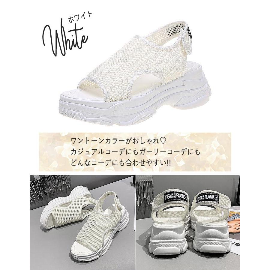 uricca サンダル レディース 厚底 シューズ 春 夏 黒 白 uricca サンダル レディース 厚底 シューズ 春 夏 黒 白