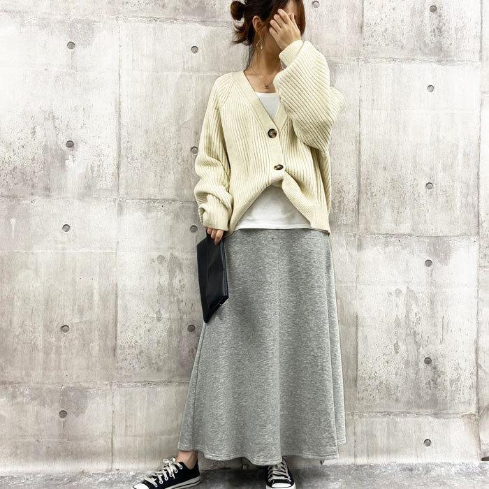 ロングスカート レディース 裏起毛 スウェット マキシ丈 フレア Aライン シンプル かっこいい Cc 077 Cc 077 Uricca ウリッカ By Raspberry 通販 Yahoo ショッピング