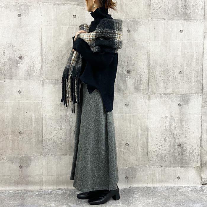 ロングスカート レディース 裏起毛 スウェット マキシ丈 フレア Aライン シンプル かっこいい Cc 077 Cc 077 Uricca ウリッカ By Raspberry 通販 Yahoo ショッピング