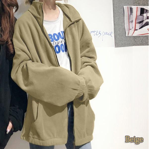 フリース ジャンパー レディース 冬 秋 長袖 ボア 大きいサイズ 体型カバー かわいい もこもこ ゆったり 羽織 アウター Jk107 Jk107 Uricca ウリッカ By Raspberry 通販 Yahoo ショッピング
