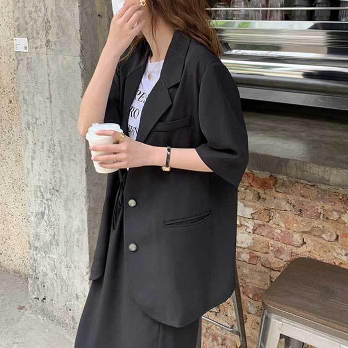 まとめ買いで最大15 Off 半袖ジャケット テーラードジャケット 春 セットアップ可能 ゆったり オーバーサイズ レディース 送料無料 郵3 Jk140 Jk140 Uricca ウリッカ By Raspberry 通販 Yahoo ショッピング