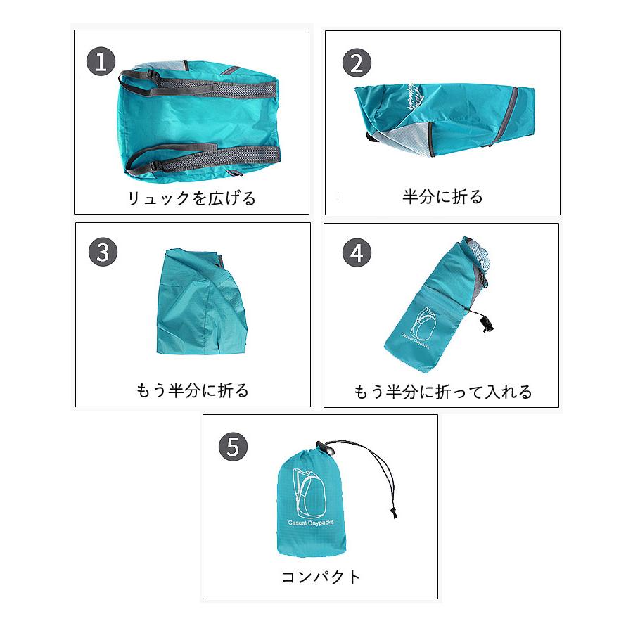 バッグ レディース エコバッグ リュック 黒 30代 軽い 大容量 撥水加工 かばん 鞄 リュックサック [郵1]^ka-161^ | uricca | 09