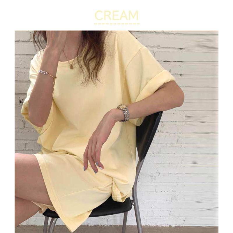 セットアップ レディース Tシャツ パンツ 半袖 夏 黒 上下セット ルームウェア 無地 [郵3]^su072^ | uricca | 16