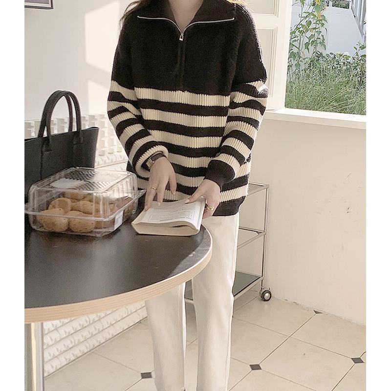 フォクシー　カシミヤ　セーター　サイズ38 ボーダー　ブラック×白 フォクシー カシミヤ セーター サイズ38 ボーダー ブラック×白 uricca