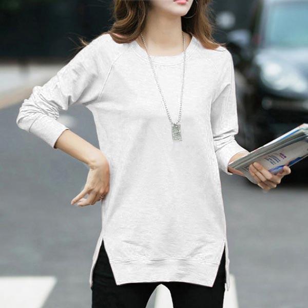 1476円 クーポンで！ Tシャツ レディース トップス ロンT 長袖 春 秋 冬 黒 白 おしゃれ かわいい 30代 40代 50代 大きいサイズ [郵2]^t592^ | uricca | 10