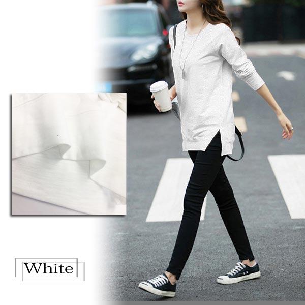 1476円 クーポンで！ Tシャツ レディース トップス ロンT 長袖 春 秋 冬 黒 白 おしゃれ かわいい 30代 40代 50代 大きいサイズ [郵2]^t592^ | uricca | 11