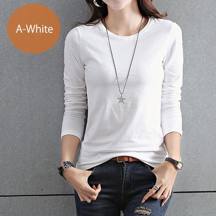 tシャツ ロンt トップス レディース 長袖 秋 冬 黒 白 おしゃれ かわいい 30代 40代 50代 インナー 極暖 [郵2]^t782^ | uricca | 07