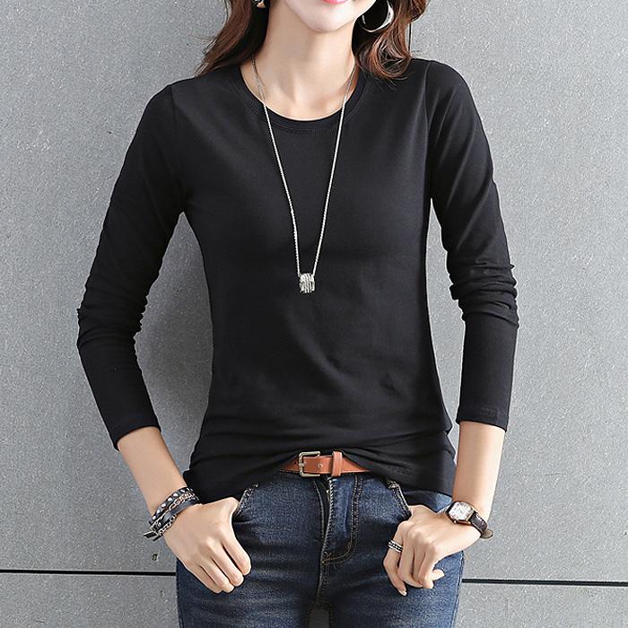 tシャツ ロンt トップス レディース 長袖 秋 冬 黒 白 おしゃれ かわいい 30代 40代 50代 インナー 極暖 [郵2]^t782^ | uricca | 10