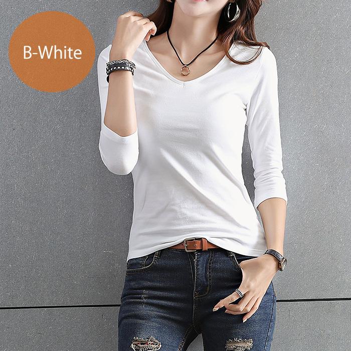 tシャツ ロンt トップス レディース 長袖 秋 冬 黒 白 おしゃれ かわいい 30代 40代 50代 インナー 極暖 [郵2]^t782^ | uricca | 11