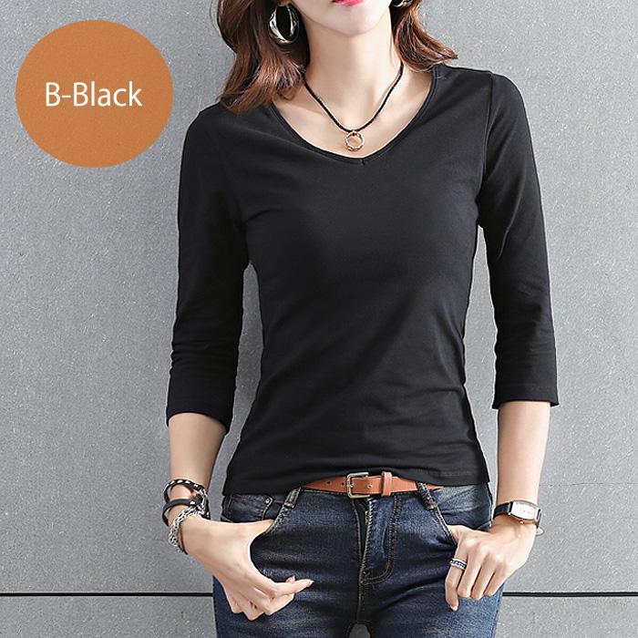 tシャツ ロンt トップス レディース 長袖 秋 冬 黒 白 おしゃれ かわいい 30代 40代 50代 インナー 極暖 [郵2]^t782^ | uricca | 13