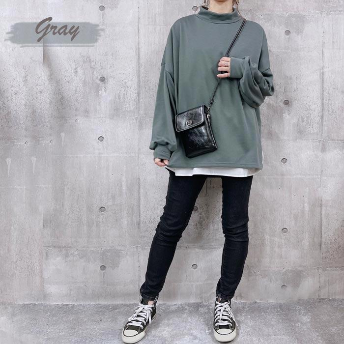 トレーナー スウェット トップス レディース 長袖 秋 冬 黒 白 おしゃれ かわいい 30代 40代 50代 重ね着 極暖 [郵3]^t956^ | uricca | 24