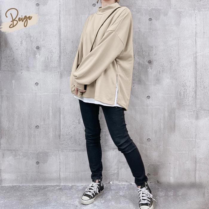 トレーナー スウェット トップス レディース 長袖 秋 冬 黒 白 おしゃれ かわいい 30代 40代 50代 重ね着 極暖 [郵3]^t956^ | uricca | 14