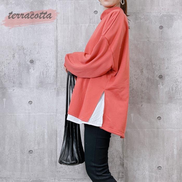 トレーナー スウェット トップス レディース 長袖 秋 冬 黒 白 おしゃれ かわいい 30代 40代 50代 重ね着 極暖 [郵3]^t956^ | uricca | 16